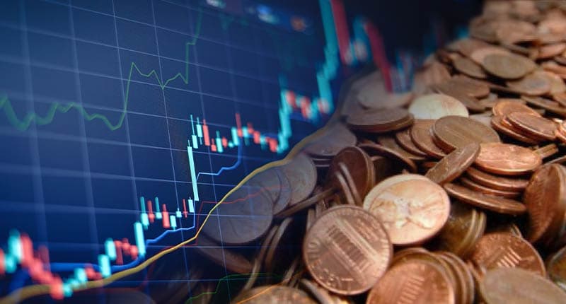 best penny stocks to watch chart blue black