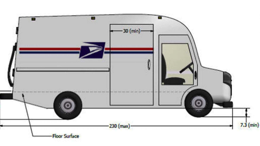 U.S. postal service electric vehicle