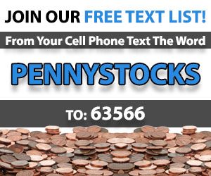 Penny Stocks Free Text List
