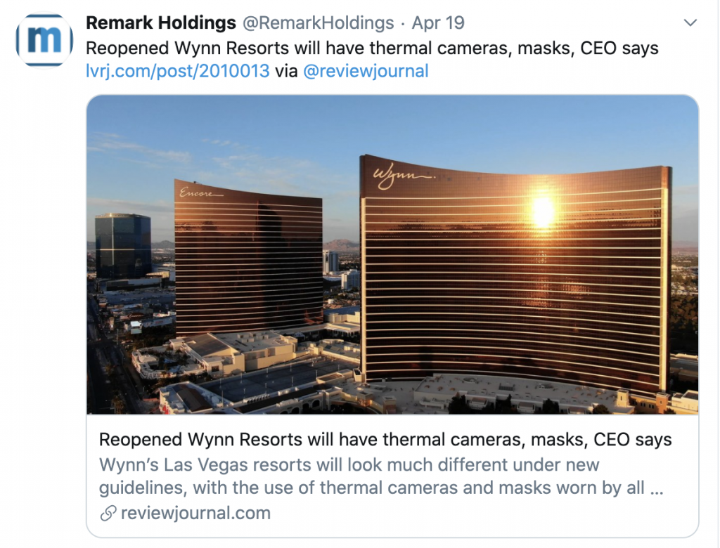 Penny Stocks To Watch: A Big Wynn For Remark Holdings?