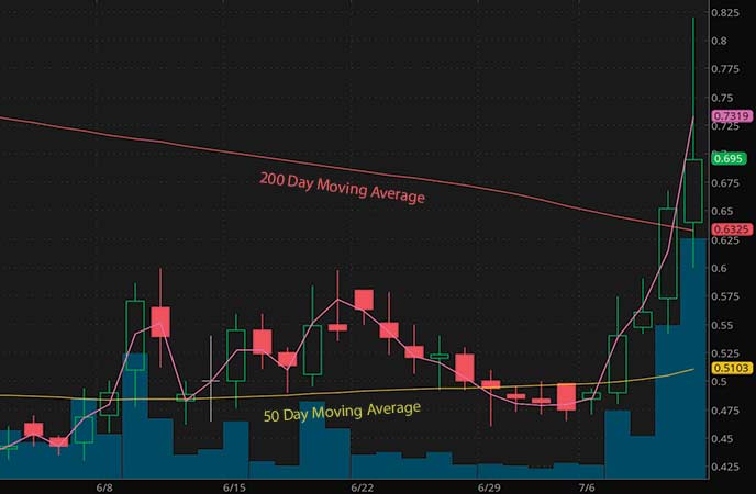 robinhood penny stocks to watch Jaguar Health Inc. (JAGX stock chart)