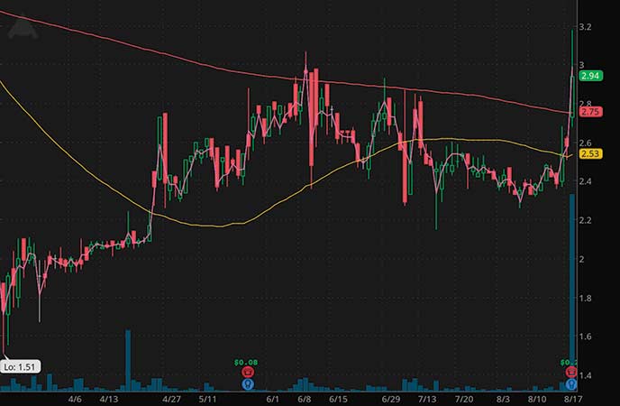 penny stocks to buy sell StealthGas Inc. (GASS stock chart)