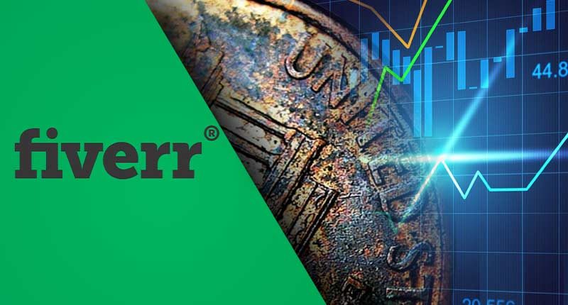 Fiverr FVRR stock penny stocks chart