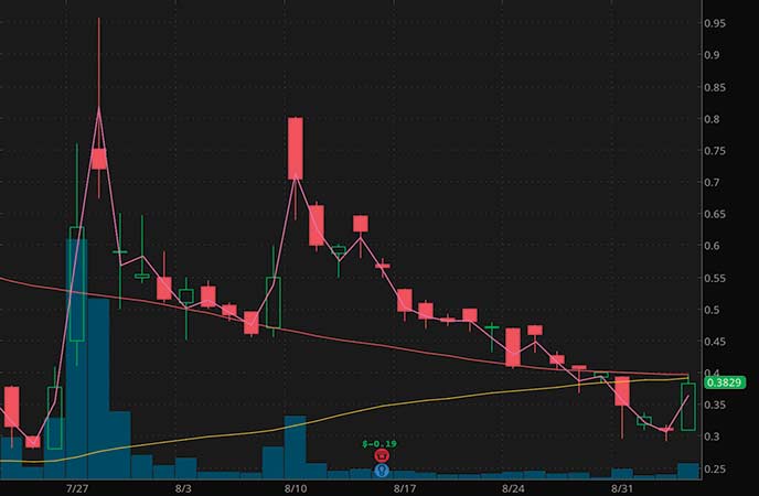 webull robinhood penny stocks to watch Ocugen Corp. (OCGN stock chart)