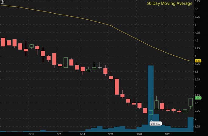 penny stocks to watch Lizhi Inc. (LIZI stock chart)