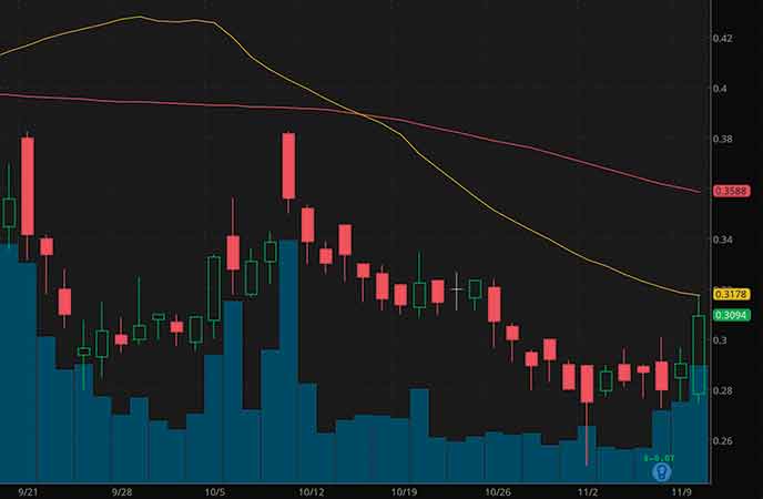 penny stocks under $1 to watch Ocugen Inc. (OCGN stock chart)