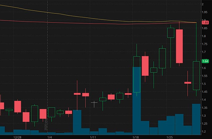 penny stocks to buy right now Soligenix Inc. SNGX stock chart