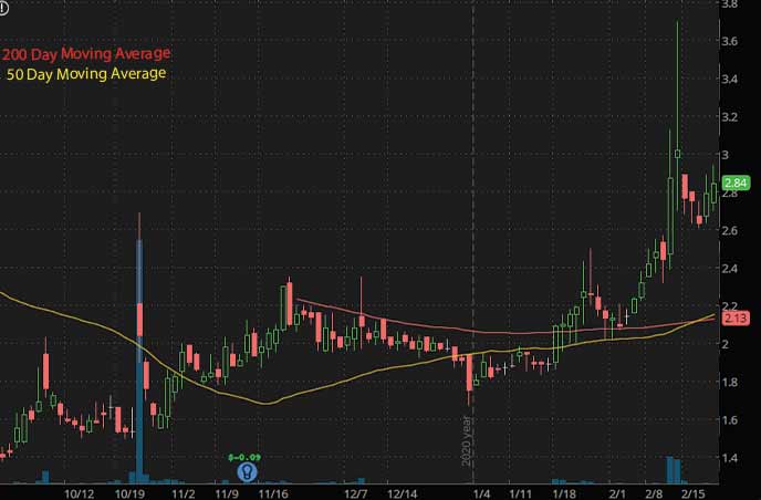 epicenter penny stocks to watch Muscle Maker GRIL stock chart