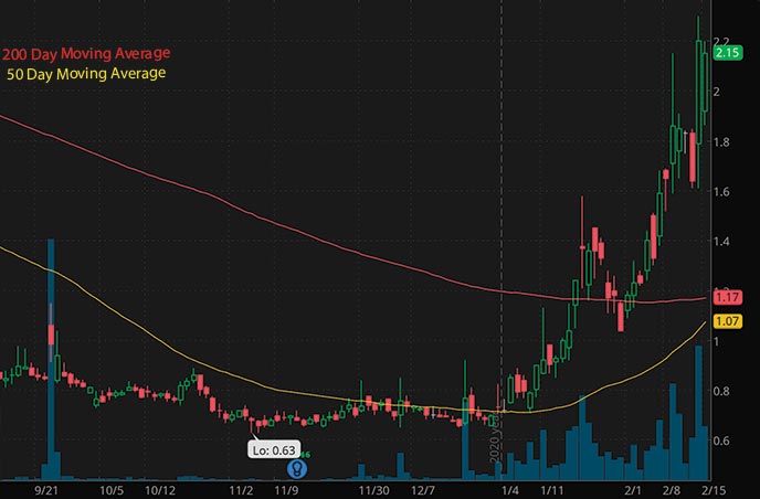 hot penny stocks to watchPredictive Oncology POAI stock chart