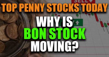 why BON stock is moving today