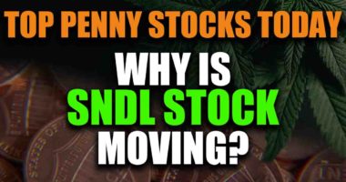 what's going on with SNDL stock today