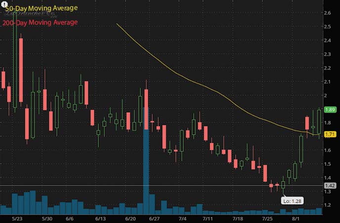 penny stocks to buy insider trading Standard Biotools LAB stock chart