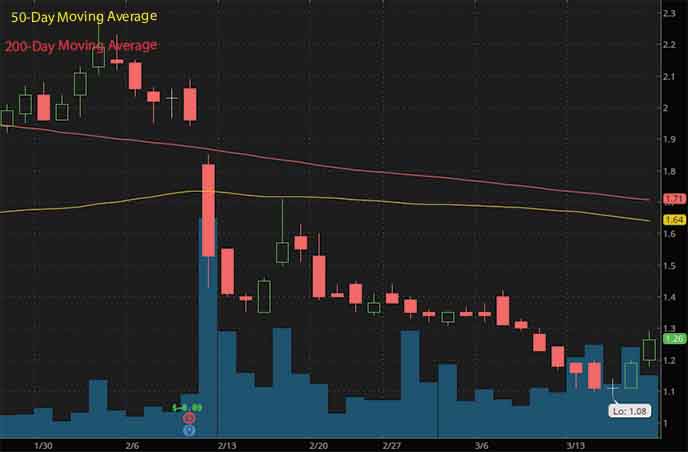penny stocks to buy Bark Inc. BARK stock chart